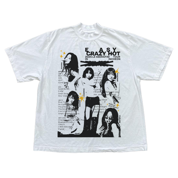 LE SSERAFIM フォトTシャツ Lサイズ - メルカリ